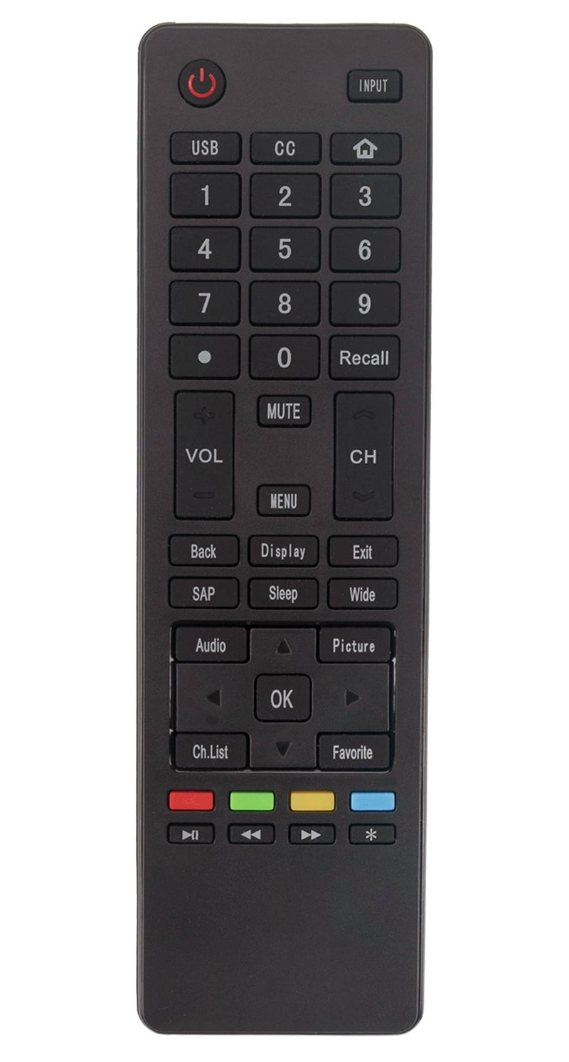 Vinabty HTR-A18M htra18m Replaced Remote Control fit for Haier LCD LED TV LE58F3281 32D3000 LE32M600M20 LE32F32200 LE24M600M80 65d3550 LE39M600M80 40D3500M 48D3500 LE48M600M80 LE50M600M80 55D3550 LE55M600M80 - Image 1